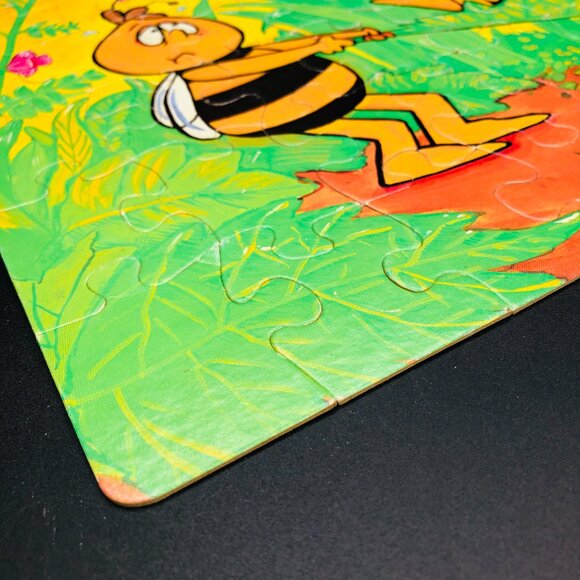Vintage 70s Maya The Bee Jigsaw Puzzle: 60 pcs COMPLETE, GenX Cartoon Character - Picture 6 of 15
